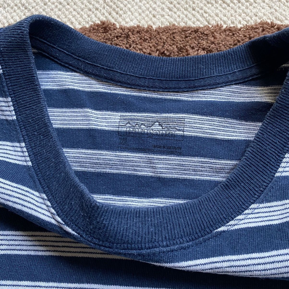 Patagonia PATAGONIA POCKET HEAVY COTTON STRIPED T SHIRT Size US XL / EU 56 / 4 - 4 Thumbnail