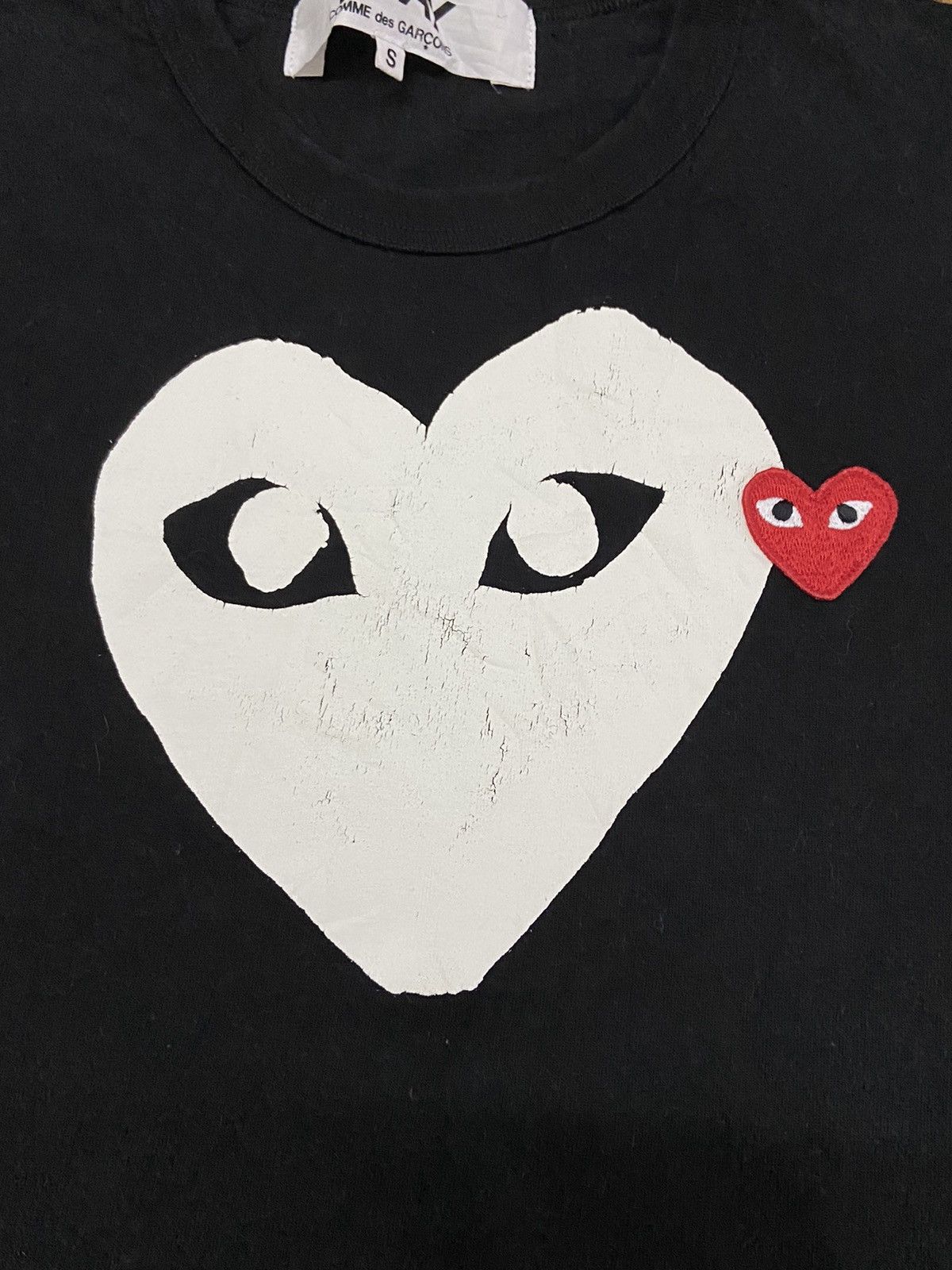 Comme des Garcons × Japanese Brand COMME DES GARCONS PLAY TEE Size S / US 4 / IT 40 - 9 Thumbnail