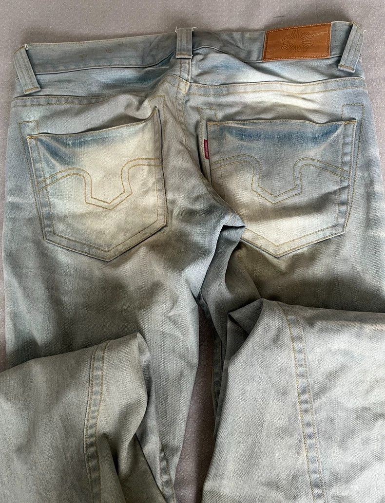 Yohji Yamamoto Vintage Tornado Mart Faded Denim Jeans-2506 Size 30" / US 8 / IT 44 - 9 Thumbnail