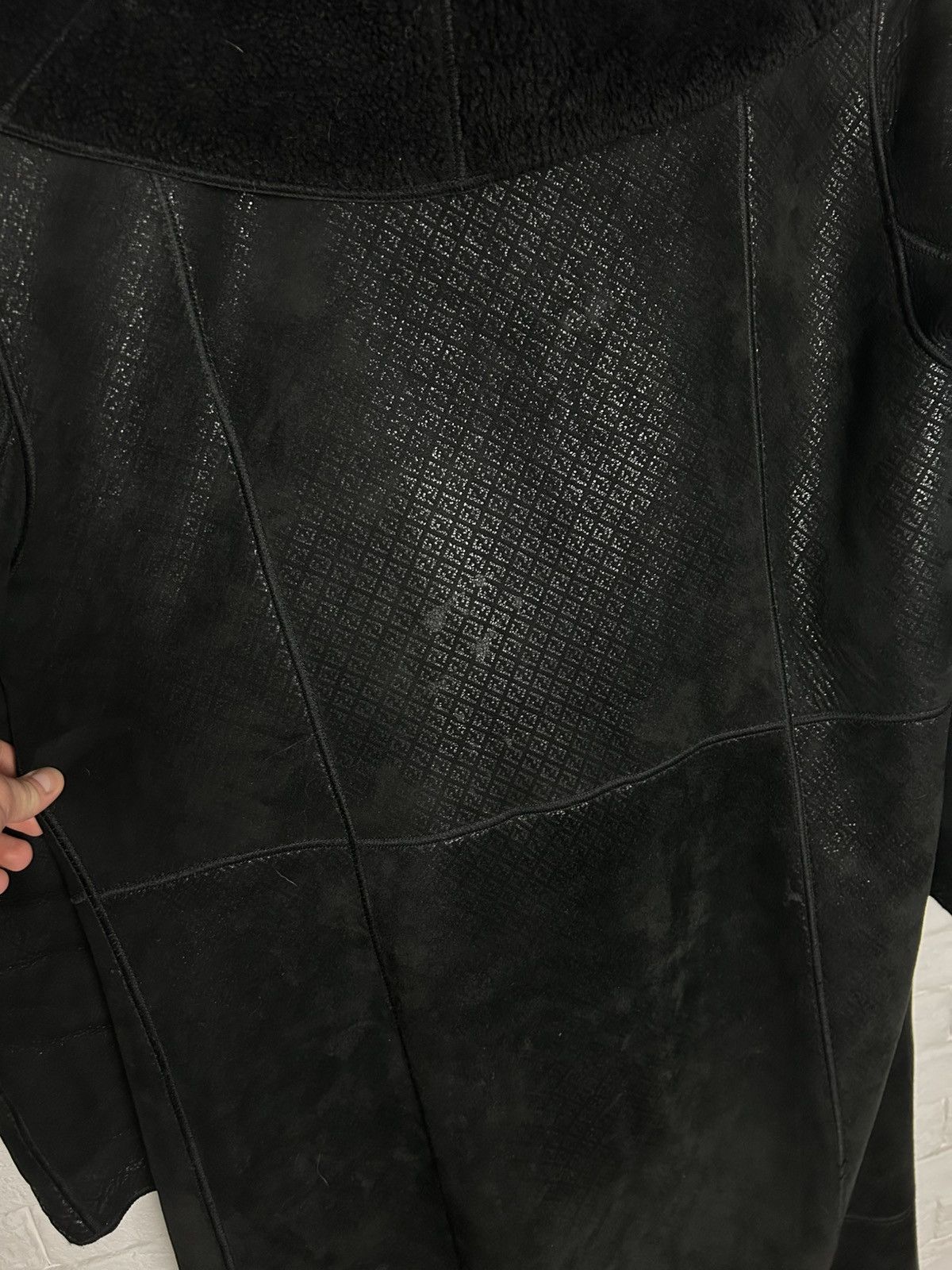 Fendi × Vintage Fendi Full Monogram Vintage Sherpa Fur Coat Shearling Jacket Size US M / EU 48-50 / 2 - 5 Thumbnail