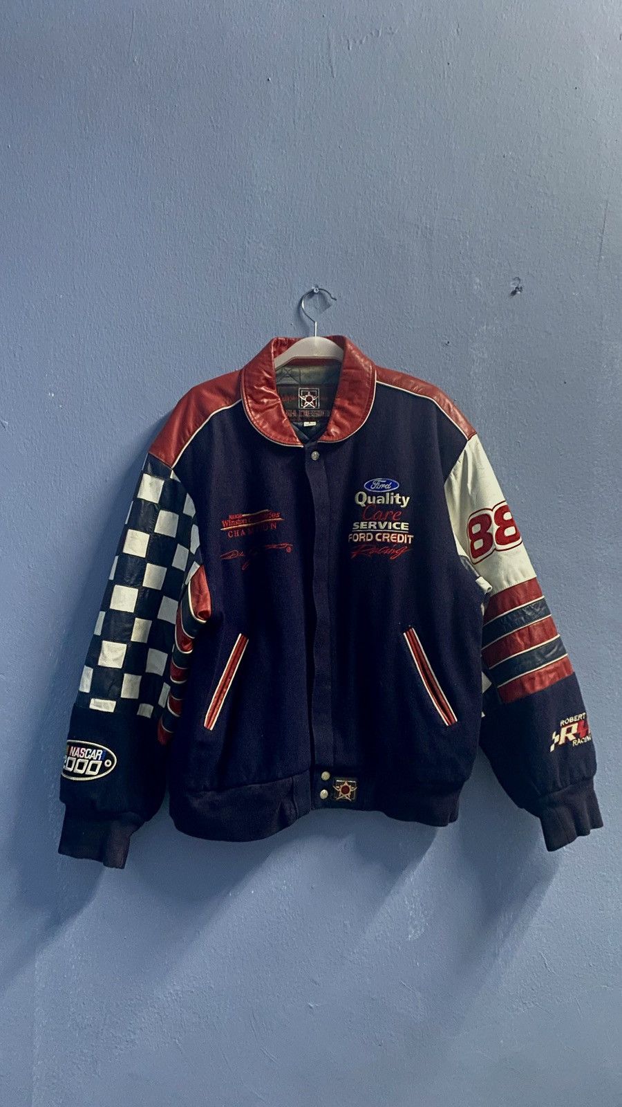 NASCAR × Vintage Vintage Nascar Dale Jarrett Jackets Size US L / EU 52-54 / 3 - 1 Thumbnail