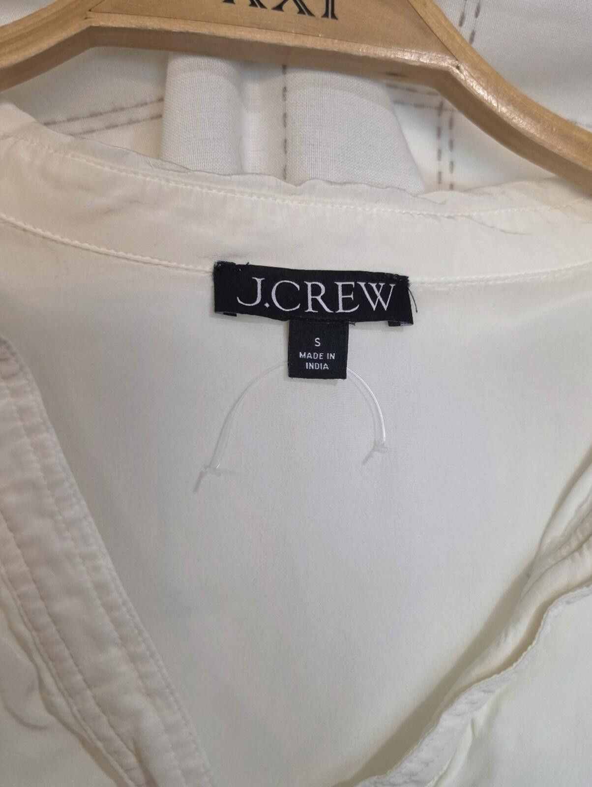 J.Crew J Crew Bungalow popover shirt in crepe de chine Size S / US 4 / IT 40 - 3 Thumbnail