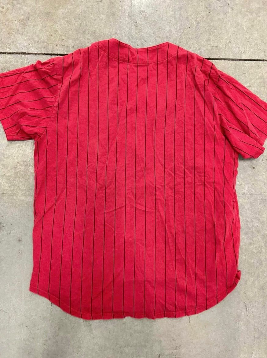 Supreme Red Supreme 2019 Love Hate Baseball Jersey Size Large FW19 Size US L / EU 52-54 / 3 - 2 Thumbnail