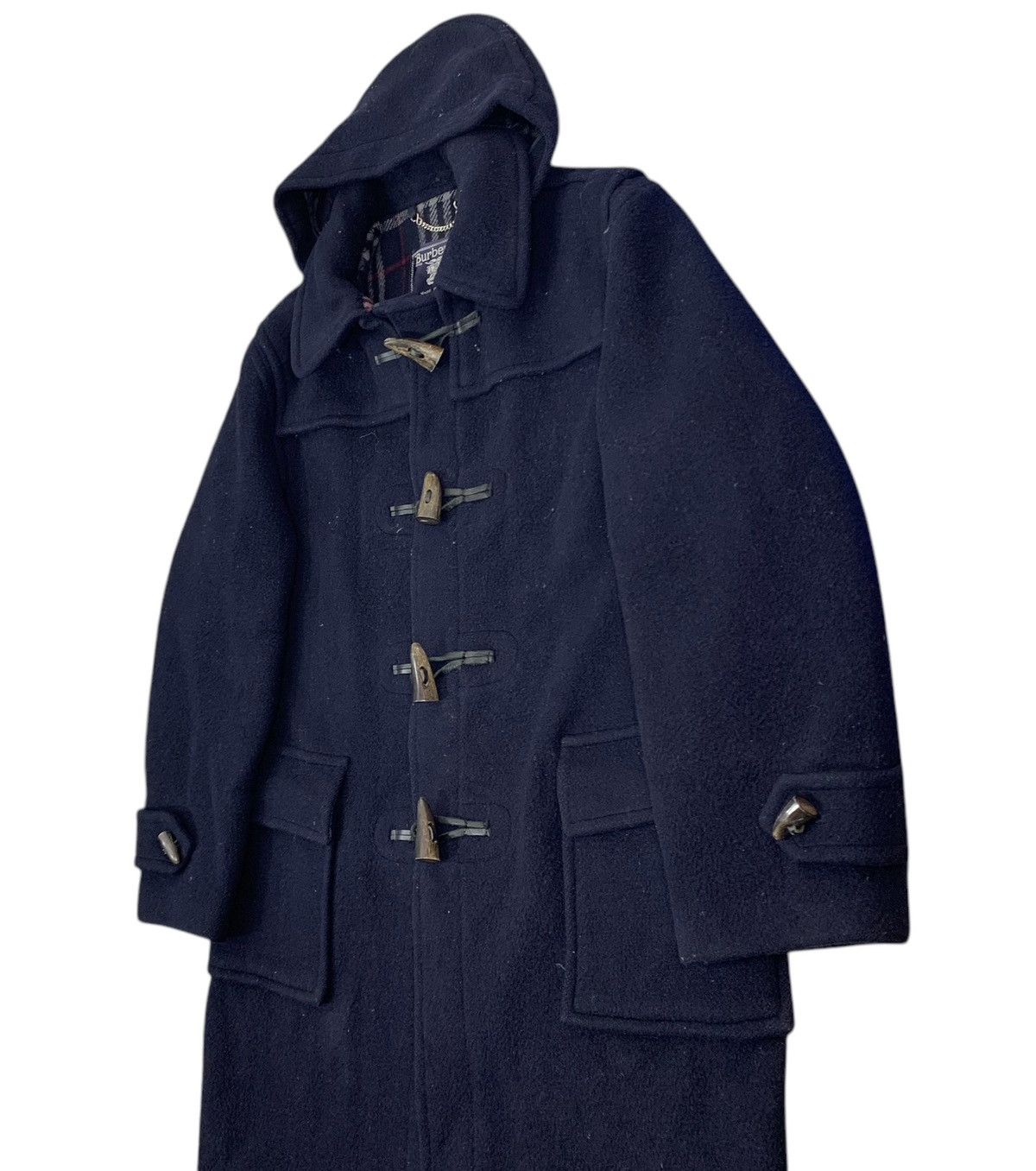 Burberry × Burberry Prorsum VINTAGE BURBERRYS OF LONDON TARTAN DUFFLE COAT Size US M / EU 48-50 / 2 - 6 Thumbnail