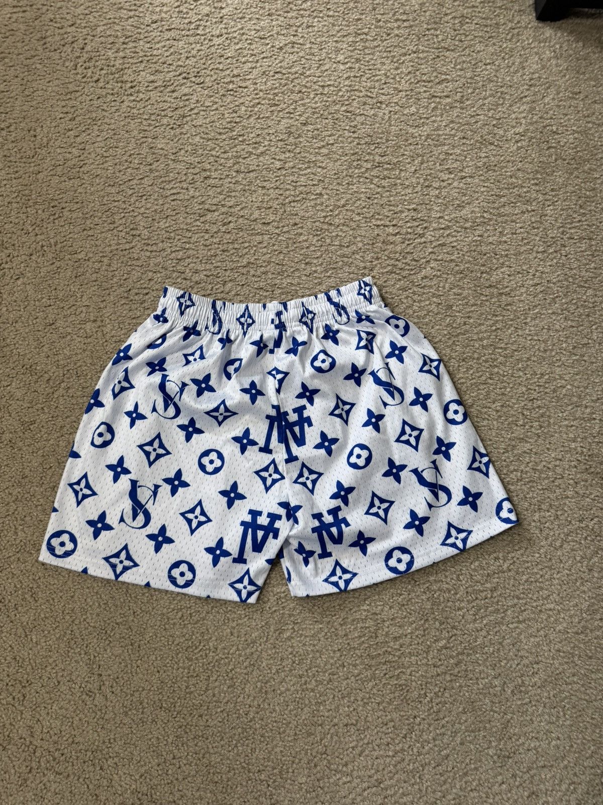 Versailles LA white and blue mesh shorts Size US 30 / EU 46 - 2 Thumbnail