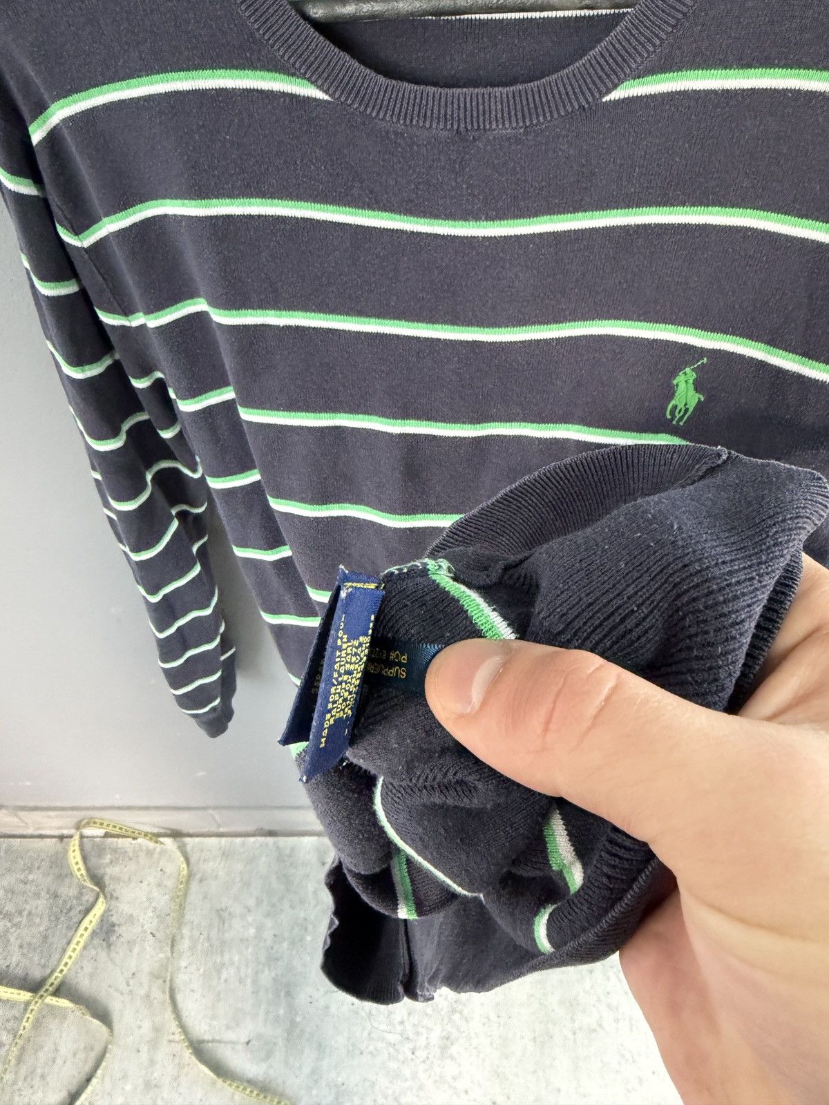 Polo Ralph Lauren Vintage Polo Ralph Lauren Striped Sweater Y2K M Size US M / EU 48-50 / 2 - 4 Thumbnail