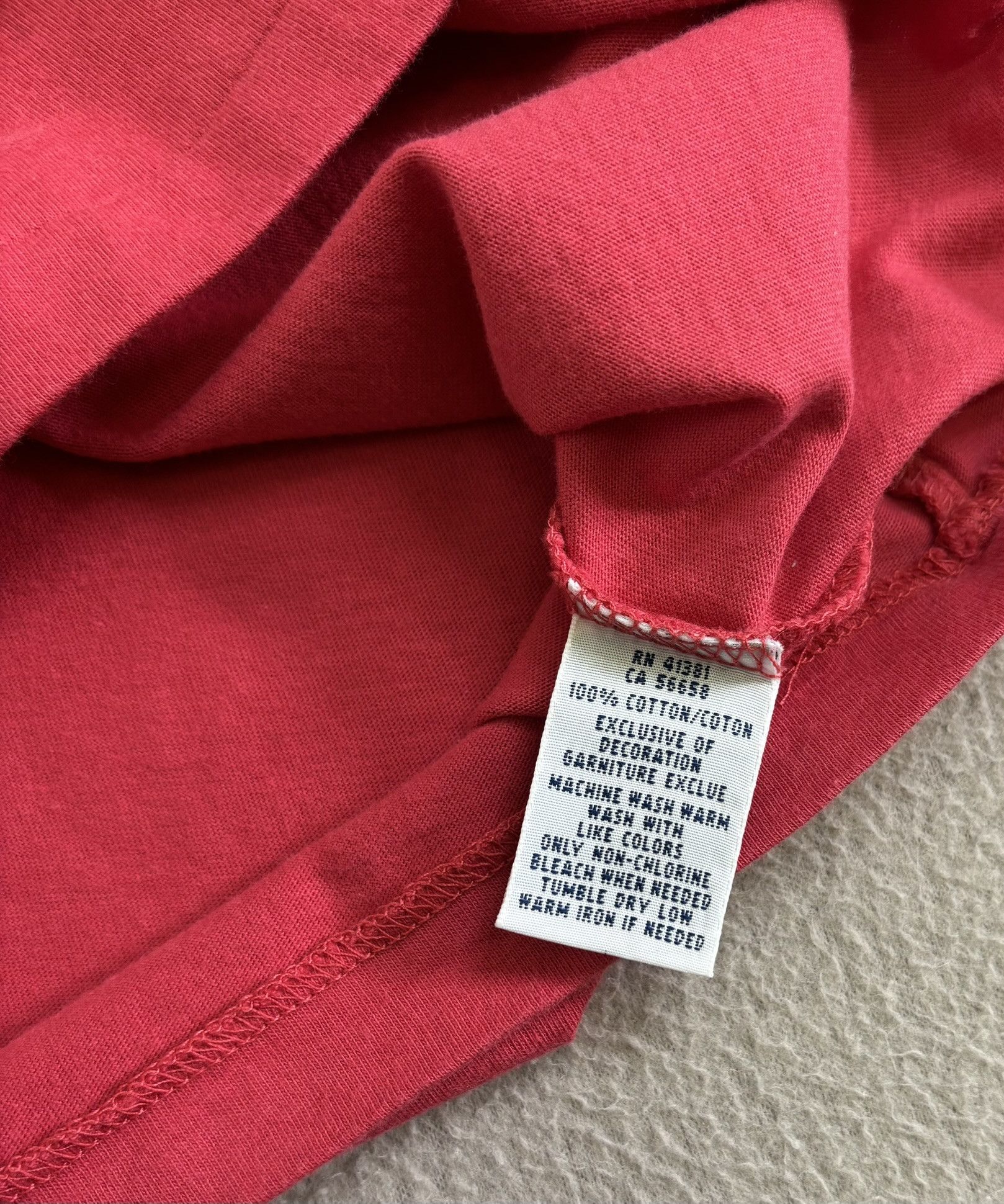 Polo Ralph Lauren Polo Ralph Lauren Red T-shirt Medium Size US M / EU 48-50 / 2 - 11 Thumbnail