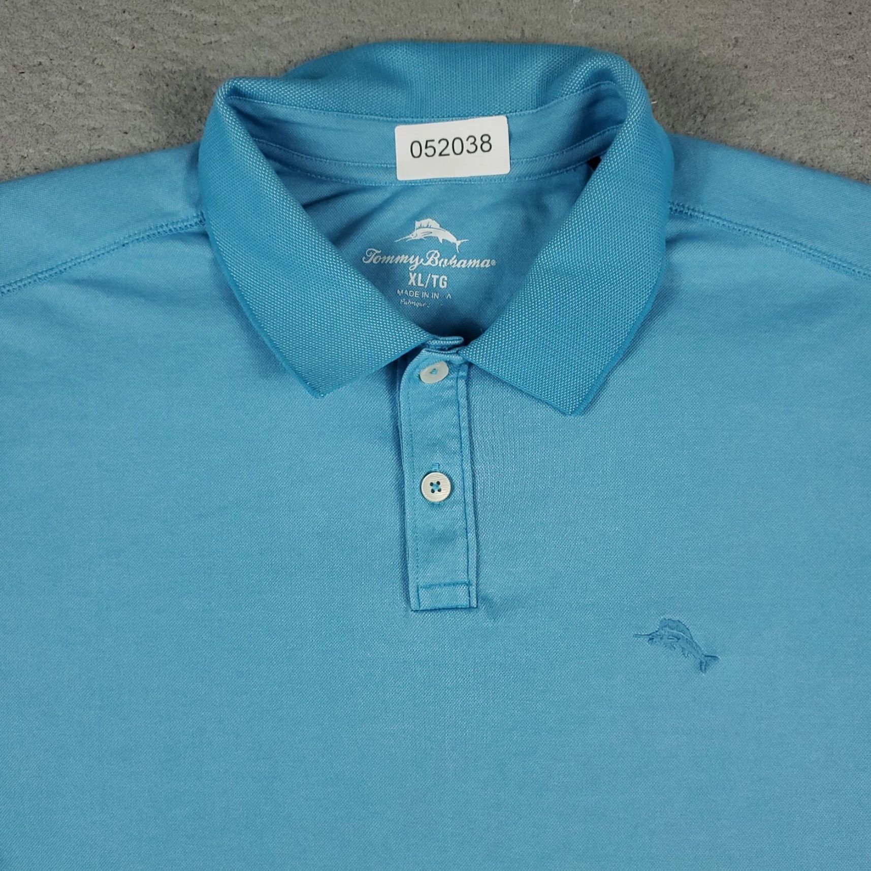 Tommy Bahama Tommy Bahama Polo Shirt Mens XL Blue Short Sleeve Casual Cotton Blend Mens Size US XL / EU 56 / 4 - 2 Thumbnail