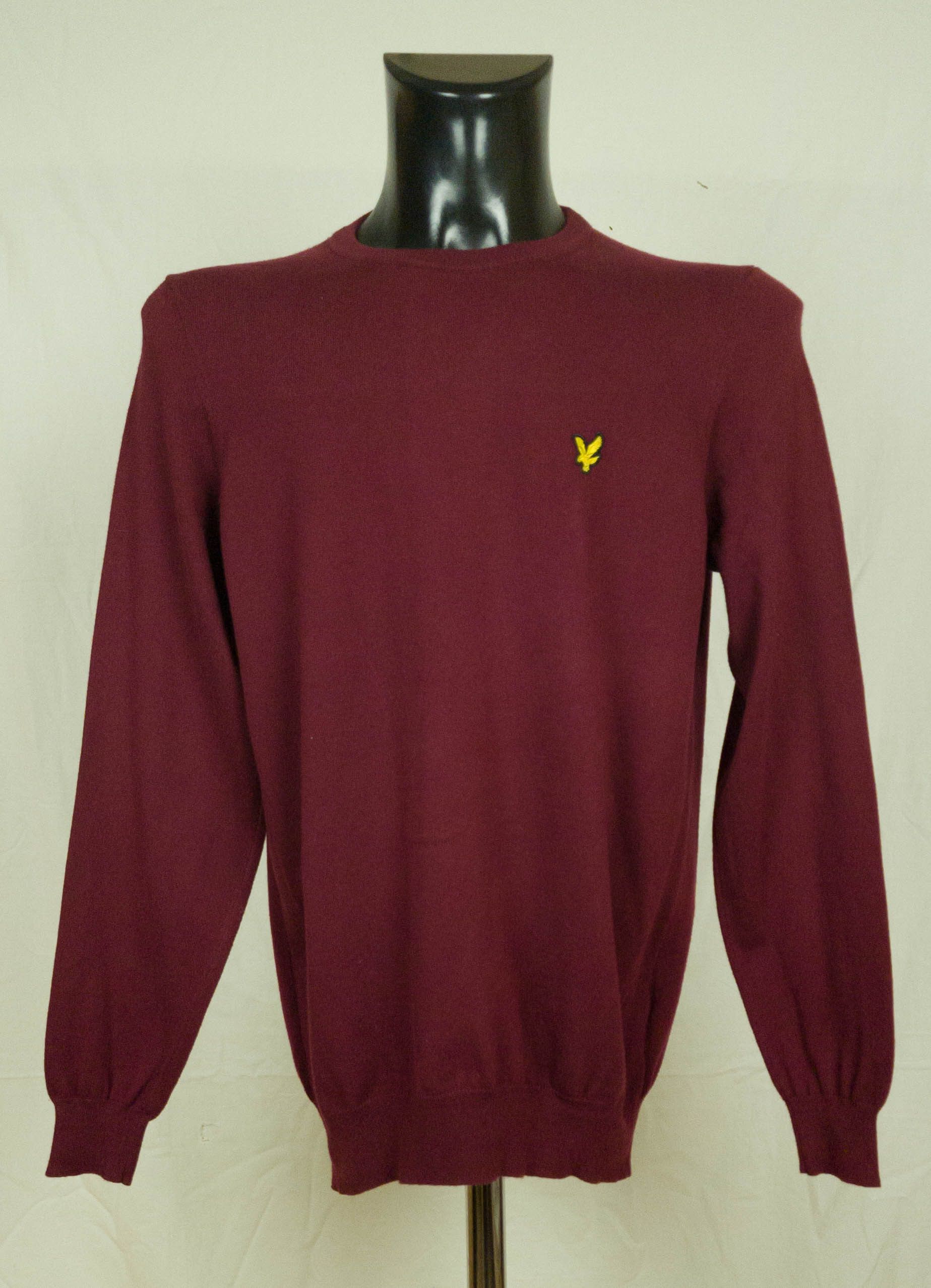 Lyle & Scott Lyle Scott mens jumper cotton size M gc Size US M / EU 48-50 / 2 - 1 Thumbnail