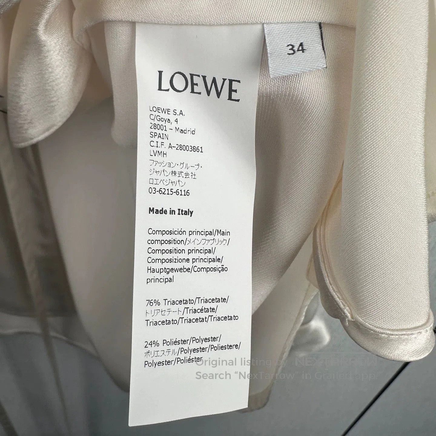 Other LOEWE Silk Button-Up Shirt. Size US XS / EU 42 / 0 - 5 Thumbnail