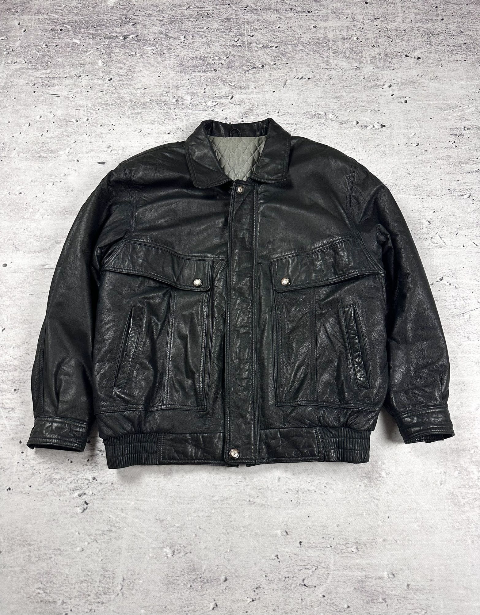 【正規品】 Japanese Brand × Vintage Black Leather Jacket Opium | Grailed ジャケット・アウター