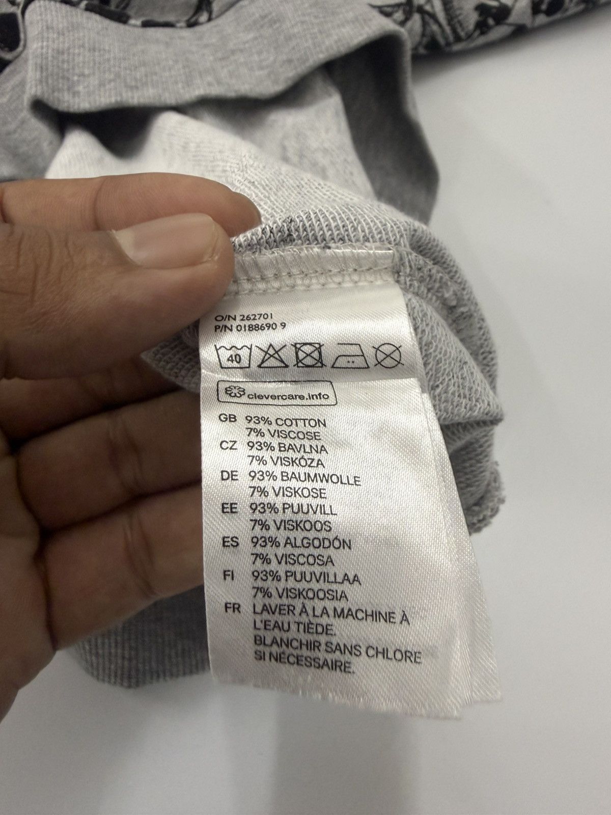 H&M 🔥 H&M Skull Shit Over Printed design Sweatshirt Size XS / US 0-2 / IT 36-38 - 6 Thumbnail