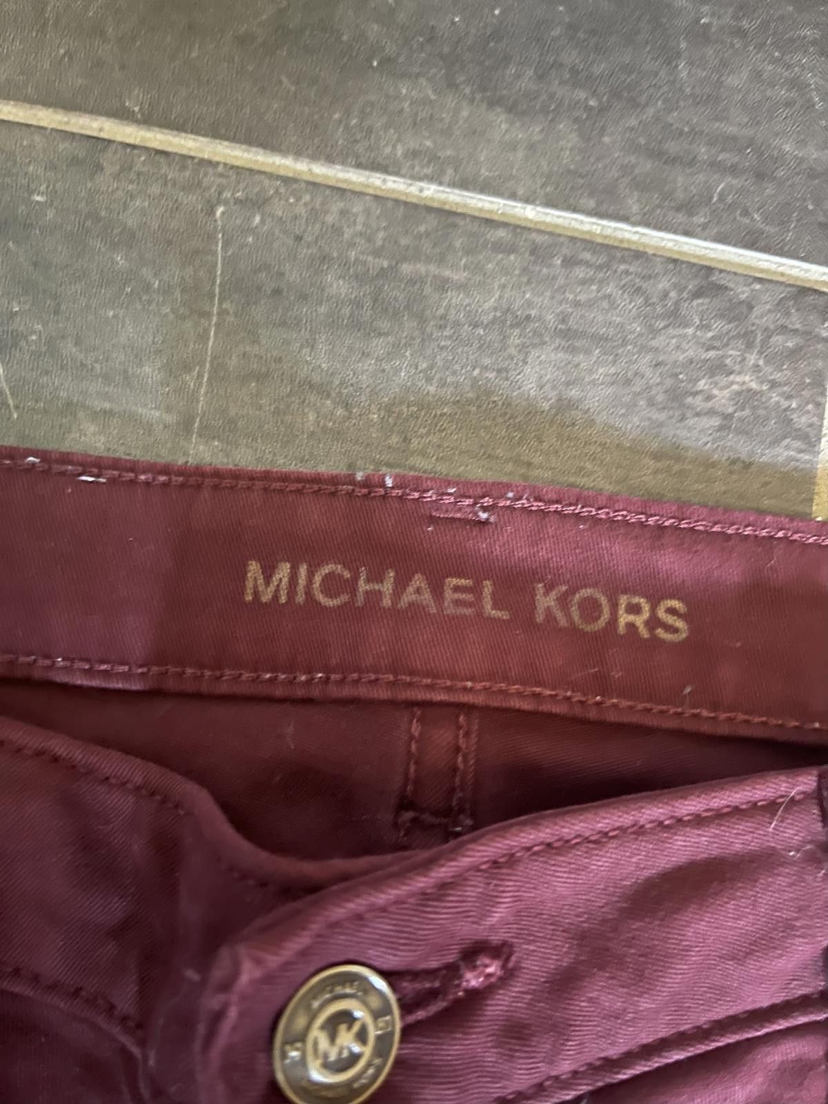 Michael Kors Michael Kors burgundy skinny jeans, size 4 Size 27" / US 4 / IT 40 - 5 Thumbnail