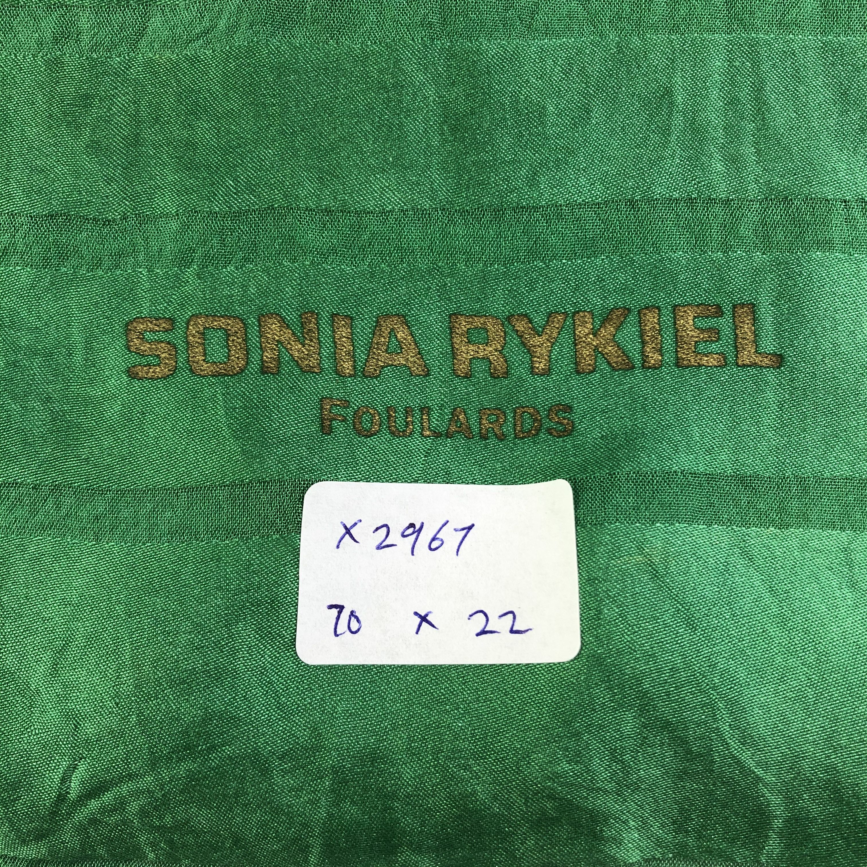 Sonia Rykiel × Vintage Vintage Sonia Rykiel Silk Scarf Size ONE SIZE - 7 Thumbnail