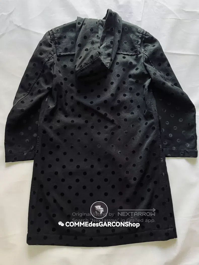 Comme des Garcons Comme Des Garcons Polka-dot dark horn button hooded coat Size S / US 4 / IT 40 - 2 Thumbnail