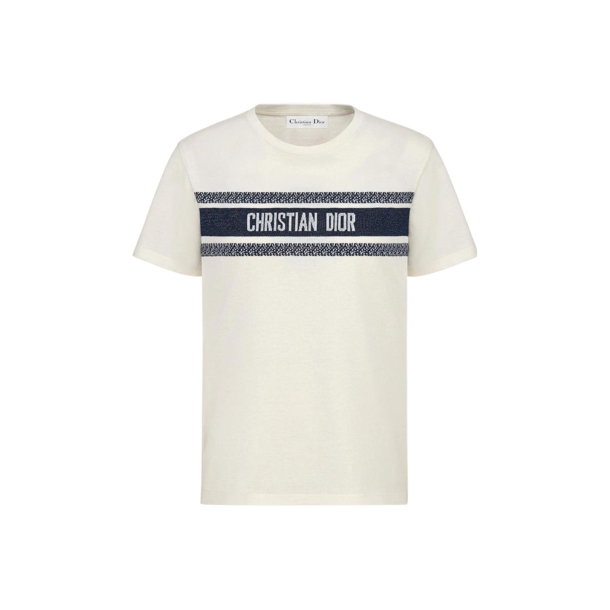 Dior Dior Logo Cotton T-Shirt Size XS Size US XS / EU 42 / 0 - 1 Thumbnail
