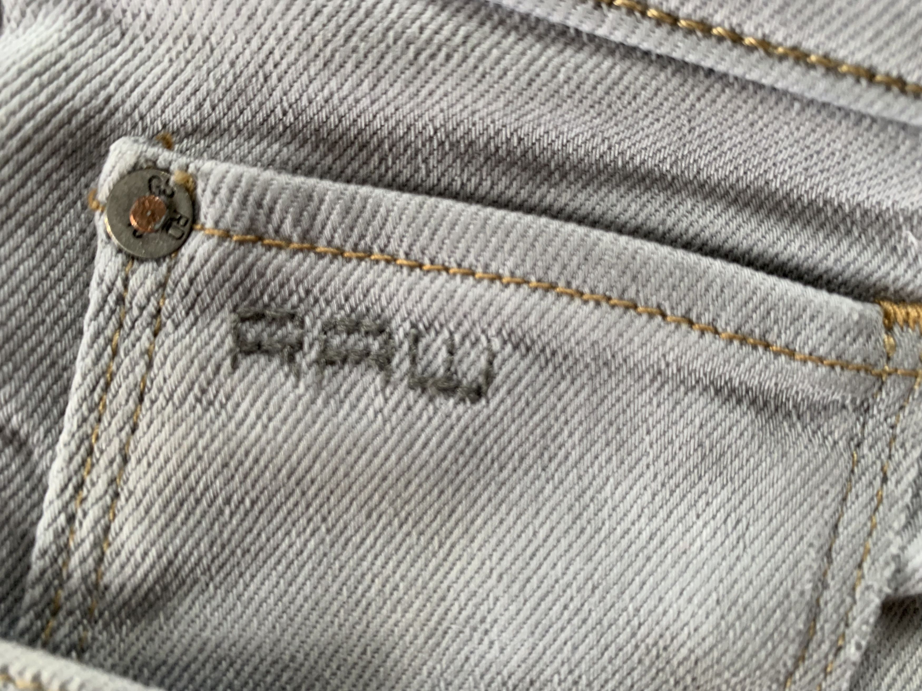 Denime × G-Star G-Star Raw 3301 Tapered Grey Jeans Size US 30 / EU 46 - 7 Thumbnail