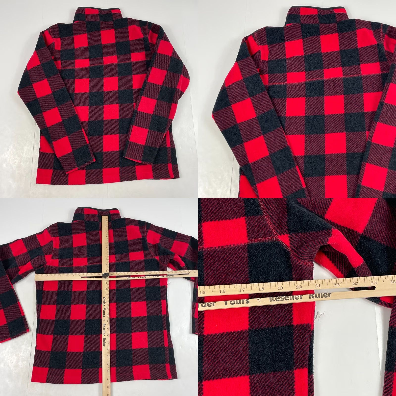 Vintage Columbia Jacket Mens M Red Men Fleece Snap Pullover Hiking Ski Buffalo Plaid Size US M / EU 48-50 / 2 - 8 Thumbnail