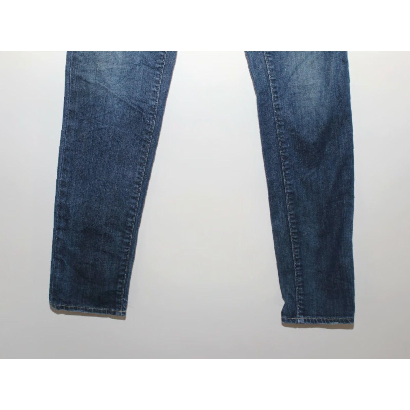 American Eagle Outfitters American Eagle Outfitters Women's Blue Denim Jeans Size 0 Regular Straight Low Rise 28x32 Size 25" / US 0 / IT 36 - 5 Thumbnail