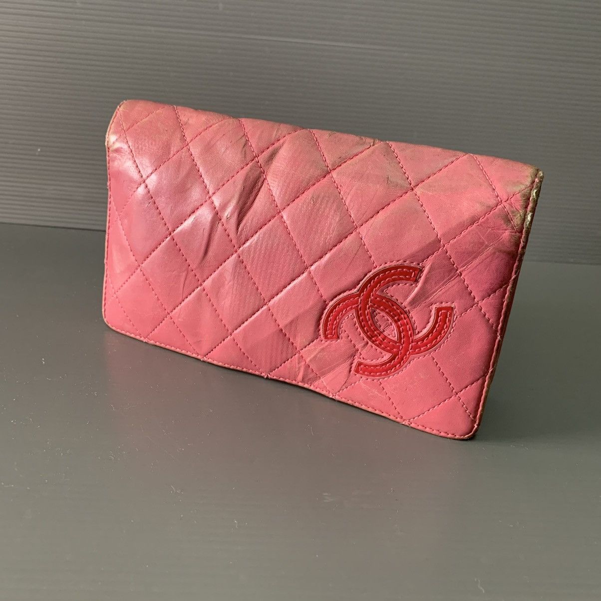 Chanel Chanel Pink Leather Long Wallet Size ONE SIZE - 1 Thumbnail