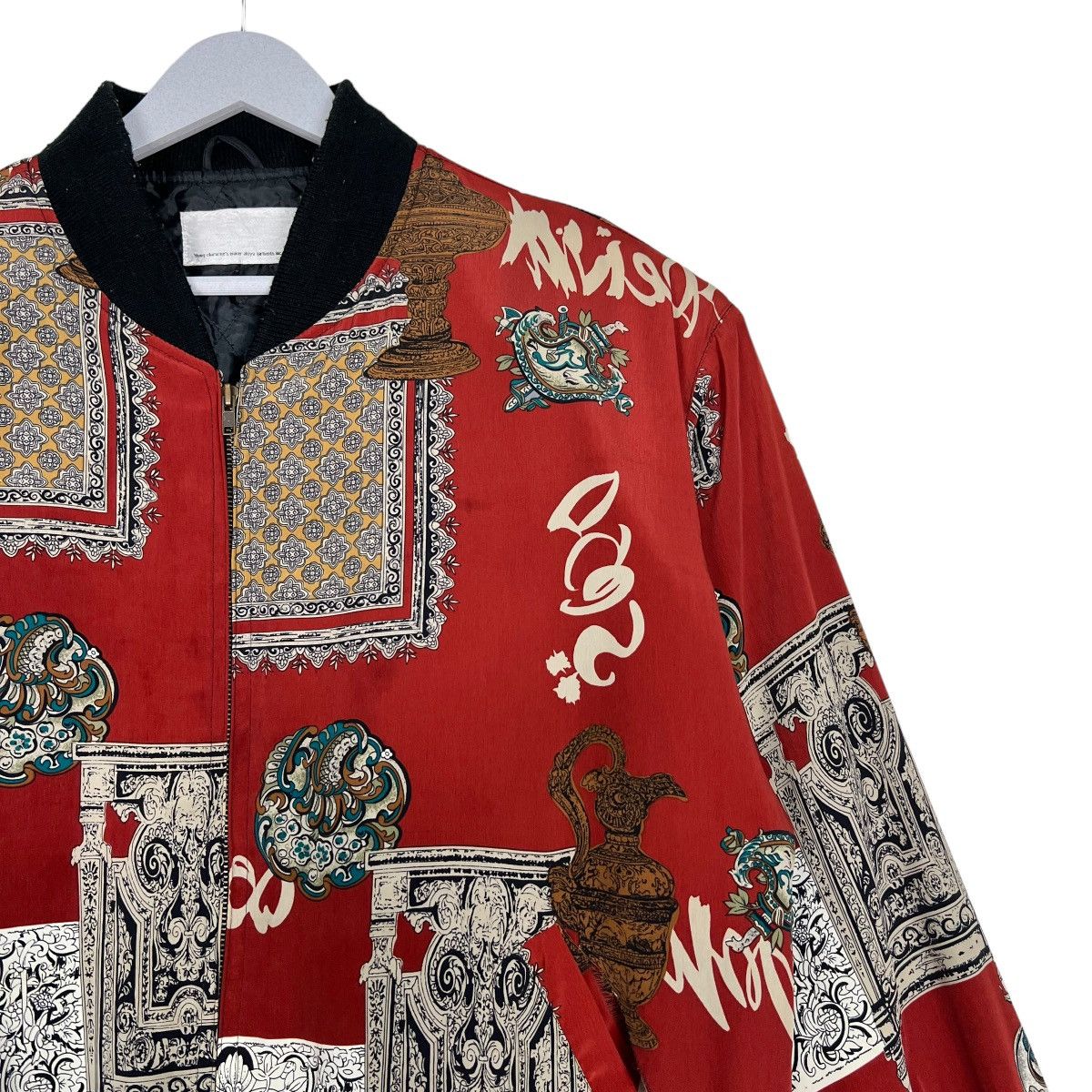 Japanese Brand 🔥 VINTAGE JAPANESE AKIYA BAROQUE BOMBER JACKET RARE DESIGN Size US M / EU 48-50 / 2 - 7 Thumbnail