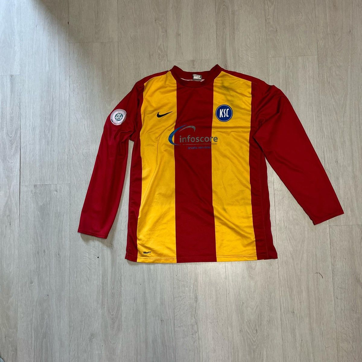 Nike Vintage Kaiserlautern matchworn longsleeve shirt #12 Size US L / EU 52-54 / 3 - 1 Thumbnail