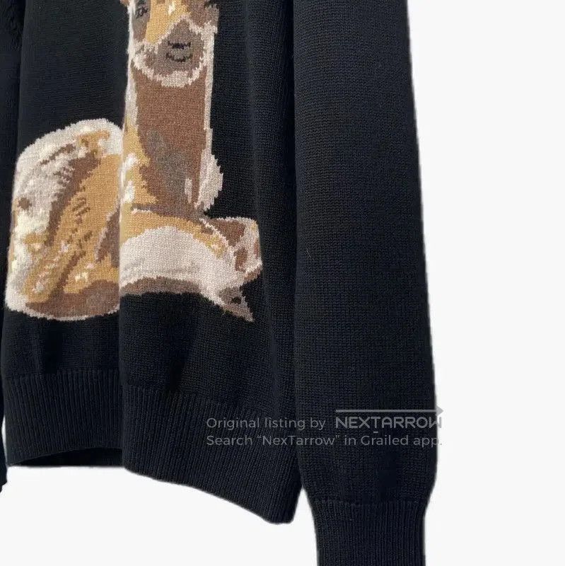 Burberry Burberry Black Wool Sweater with Deer Print. Size XS / US 0-2 / IT 36-38 - 6 Thumbnail
