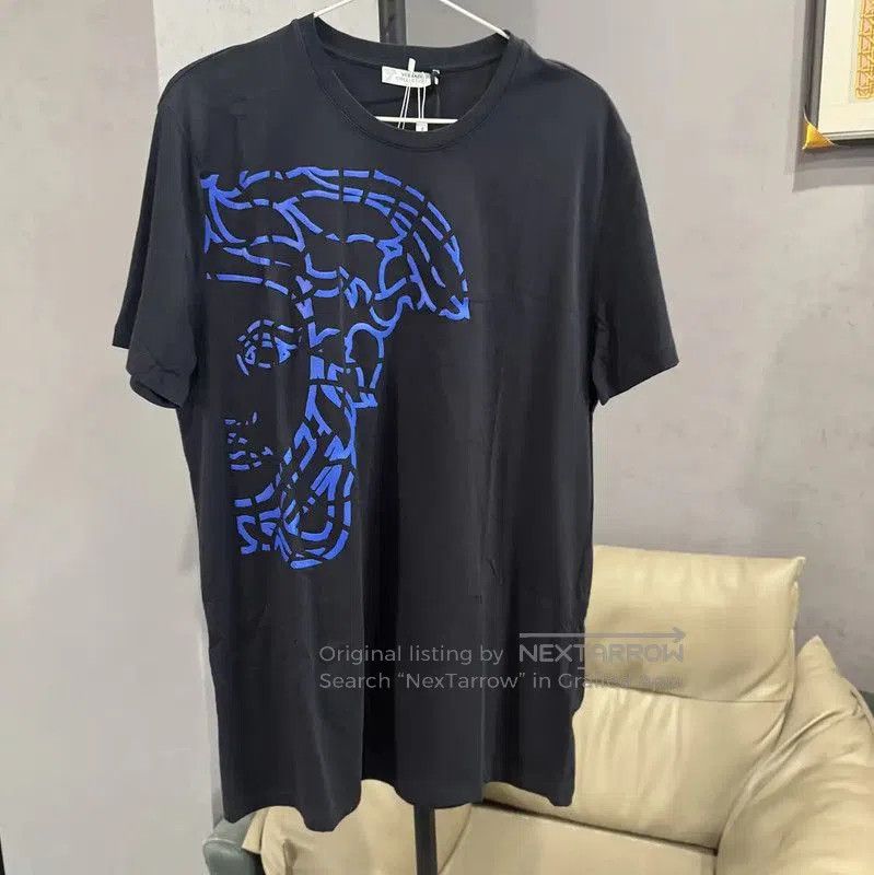Versace Women's Black Cotton T-Shirt .