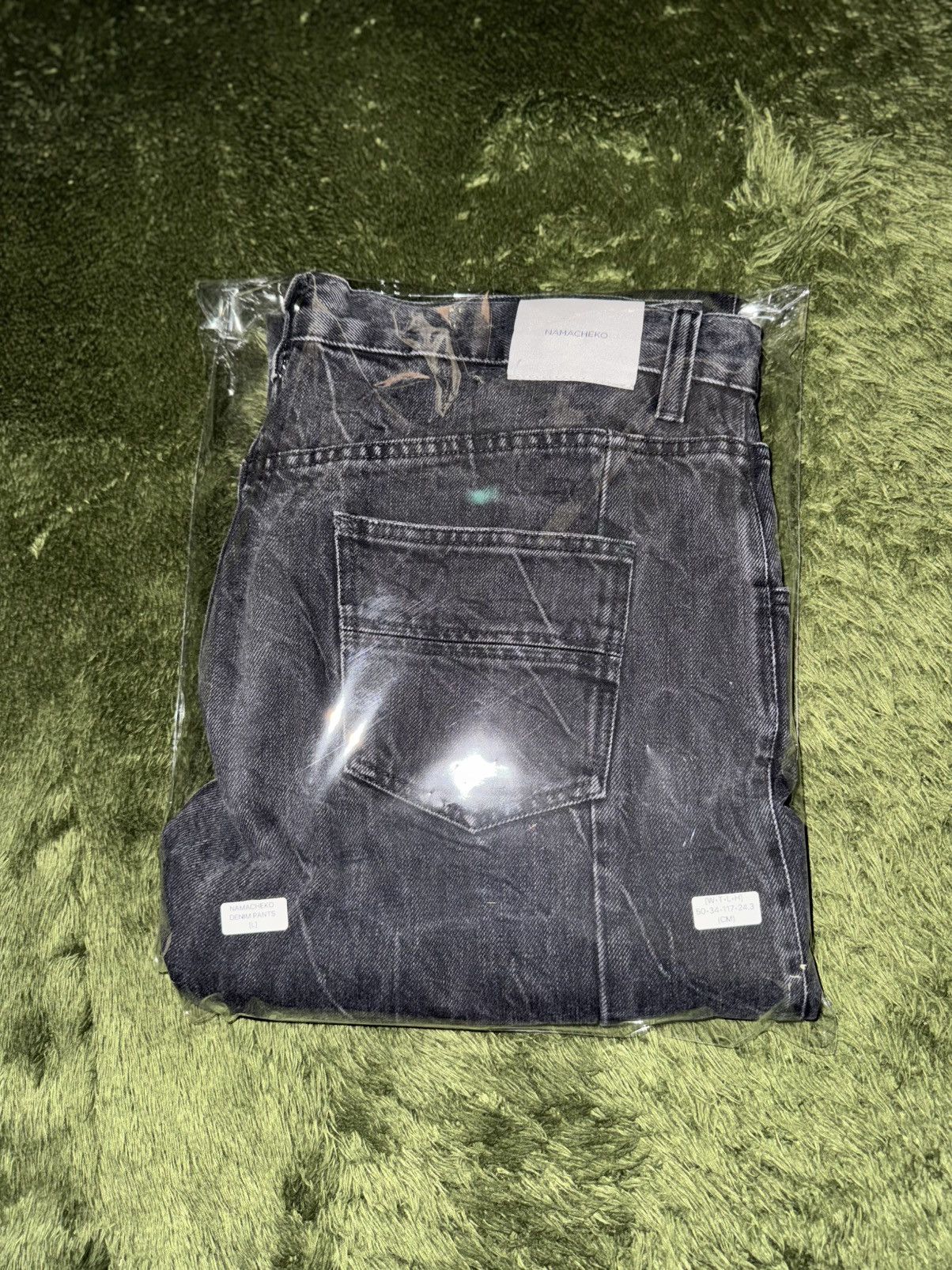 Namacheko [L] NAMECHEKO TIBIRA oversized Denim Pants Black Size US 38 / EU 54 - 14 Thumbnail