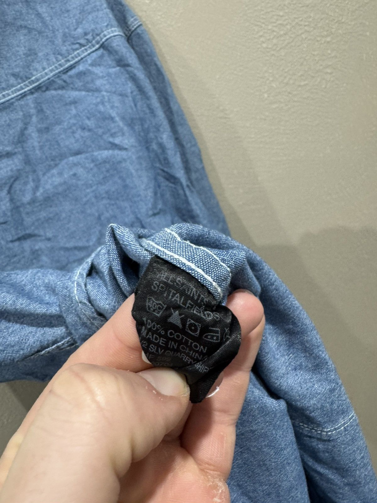 Allsaints Allsaints distressed denim shirt Size US XL / EU 56 / 4 - 4 Thumbnail