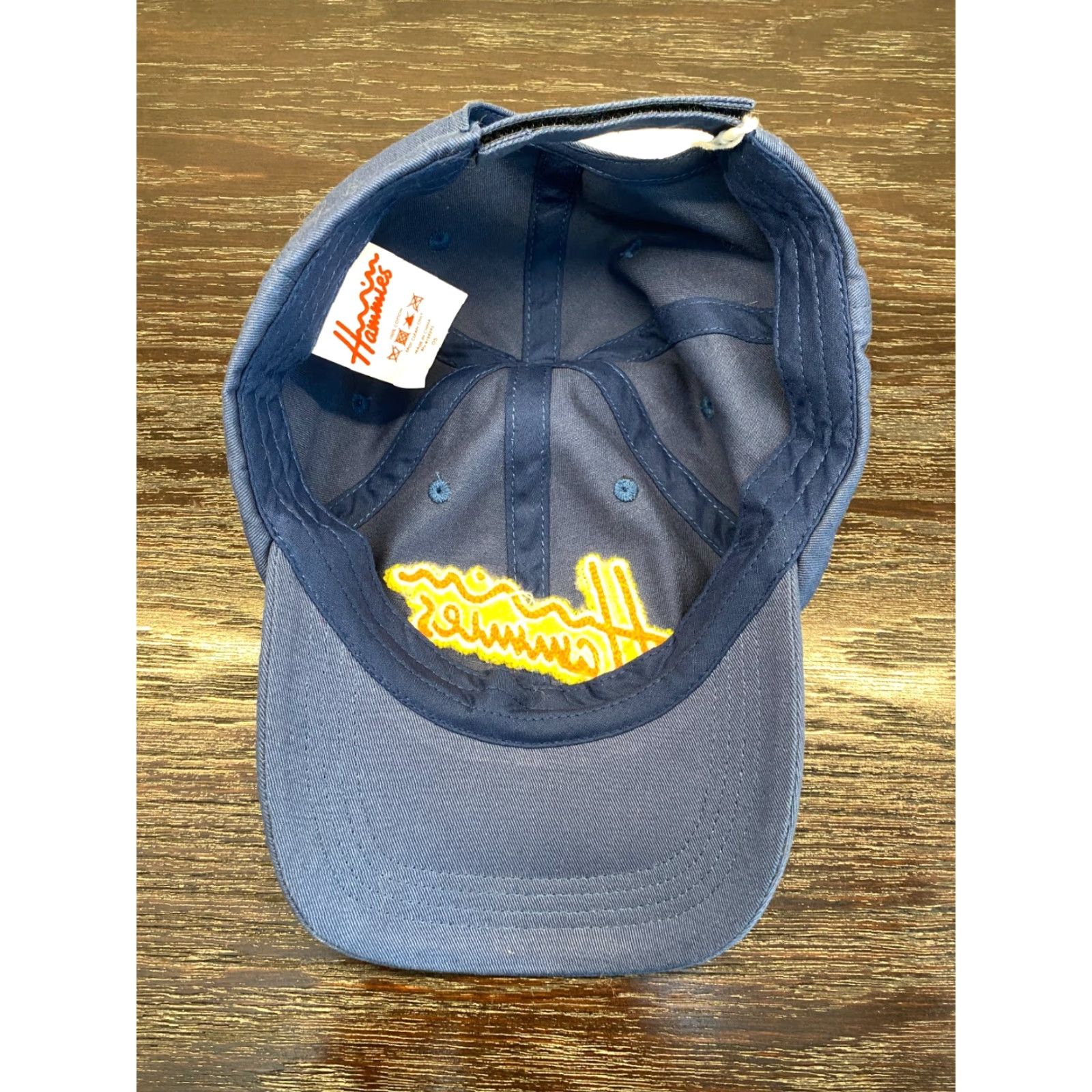 Vintage Hammies Hat Cap Men One Size Blue Varsity Adjustable Strapback Beach California Size ONE SIZE - 6 Thumbnail