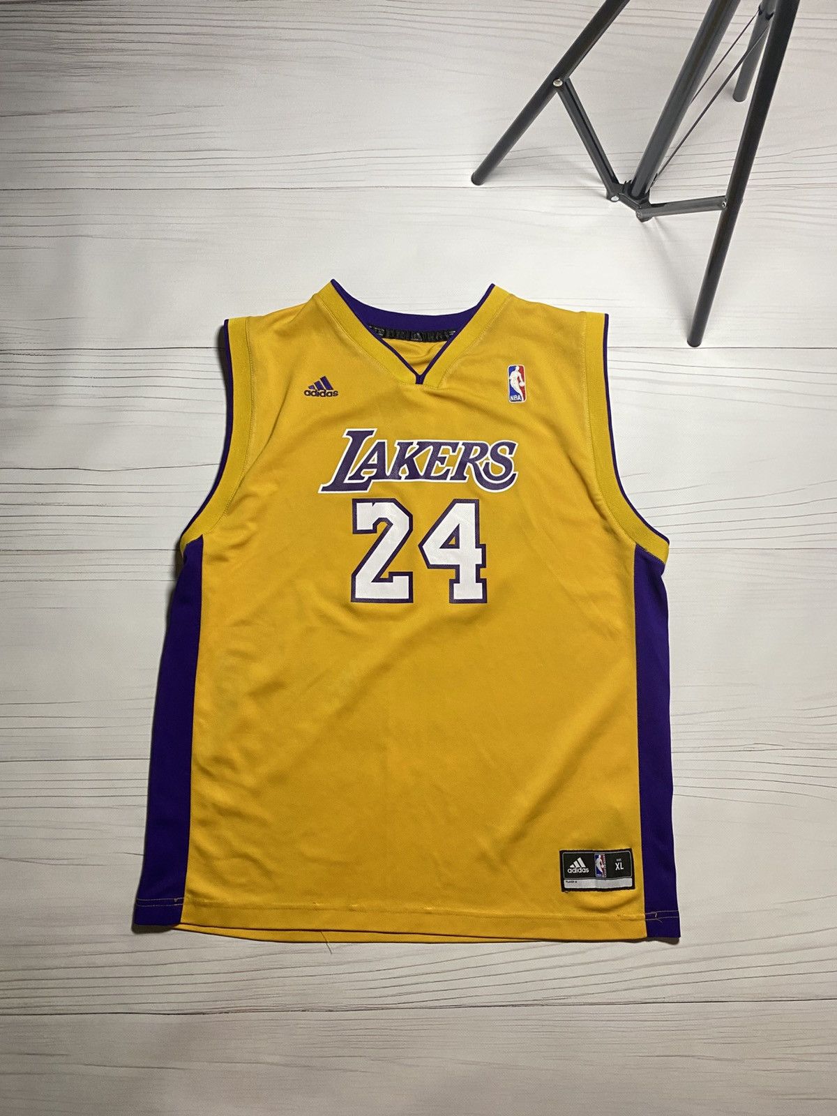 Adidas × NBA Vintage Adidas L.Lakers #24 Bryant jersey y2k NBA Size US XL / EU 56 / 4 - 1 Thumbnail