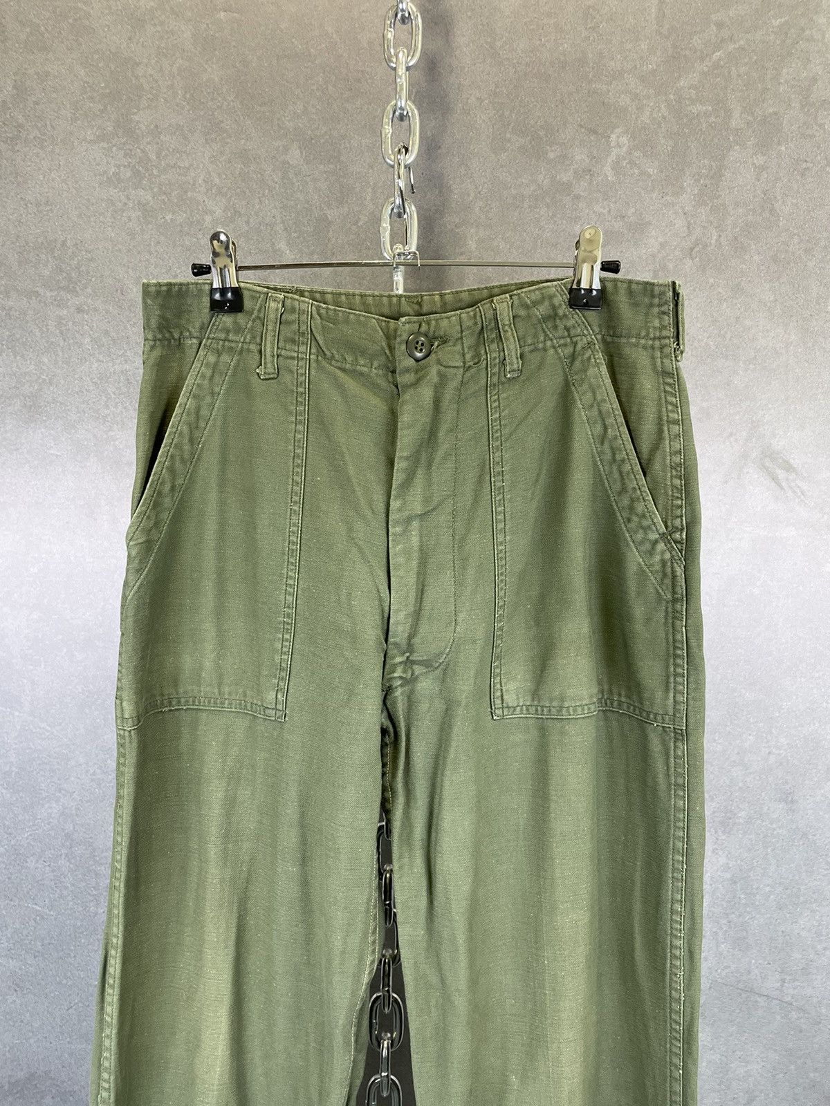 Vintage Military OG-107 Fatigue Pants cotton sateen vietnam