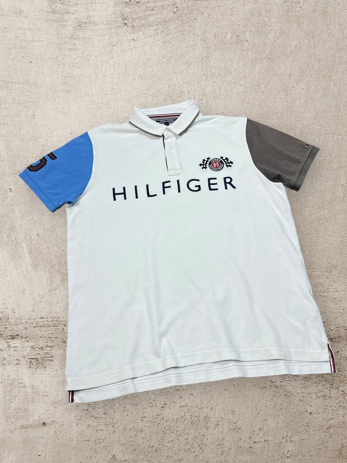 Tommy Hilfiger × Vintage Vintage Tommy Hilfiger Chief Keef Style Polo T-shirt XL Size US XL / EU 56 / 4 - 2 Thumbnail