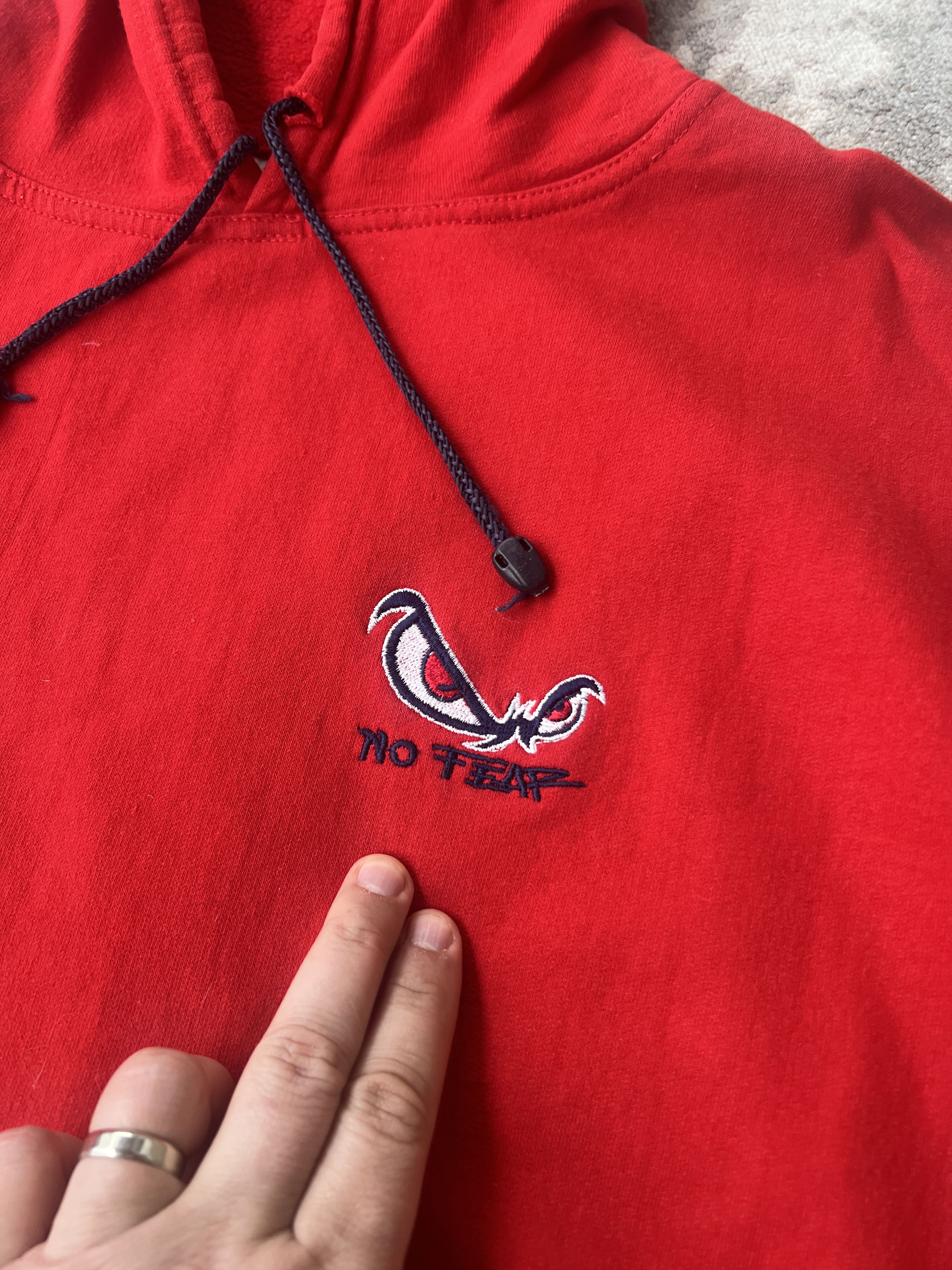 No Fear No Fear Vintage Hoodie Size US S / EU 44-46 / 1 - 5 Thumbnail