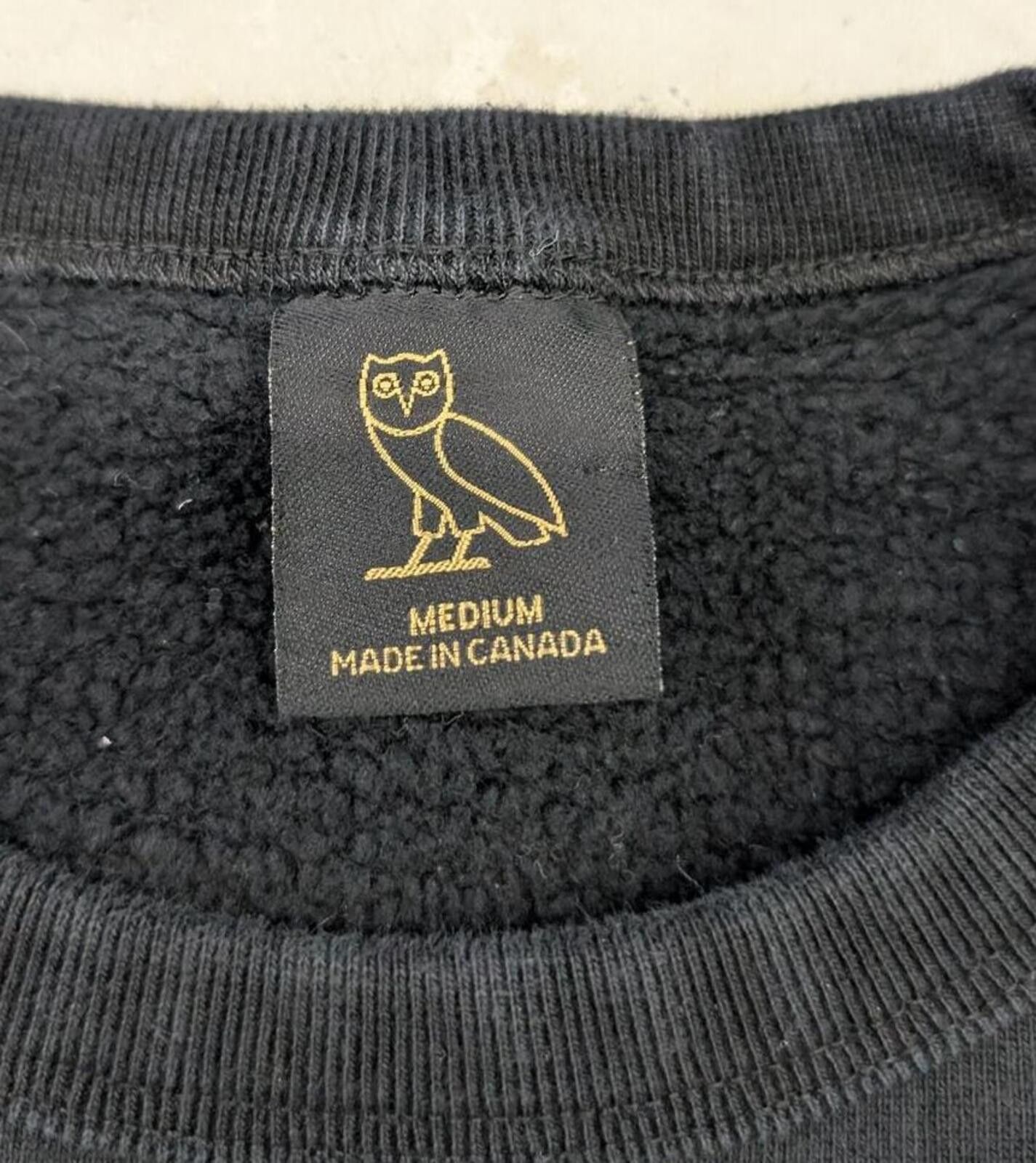 October's Very Own October's Very Own Drake Owl Heavy Weight Black Sweater Size US M / EU 48-50 / 2 - 3 Thumbnail