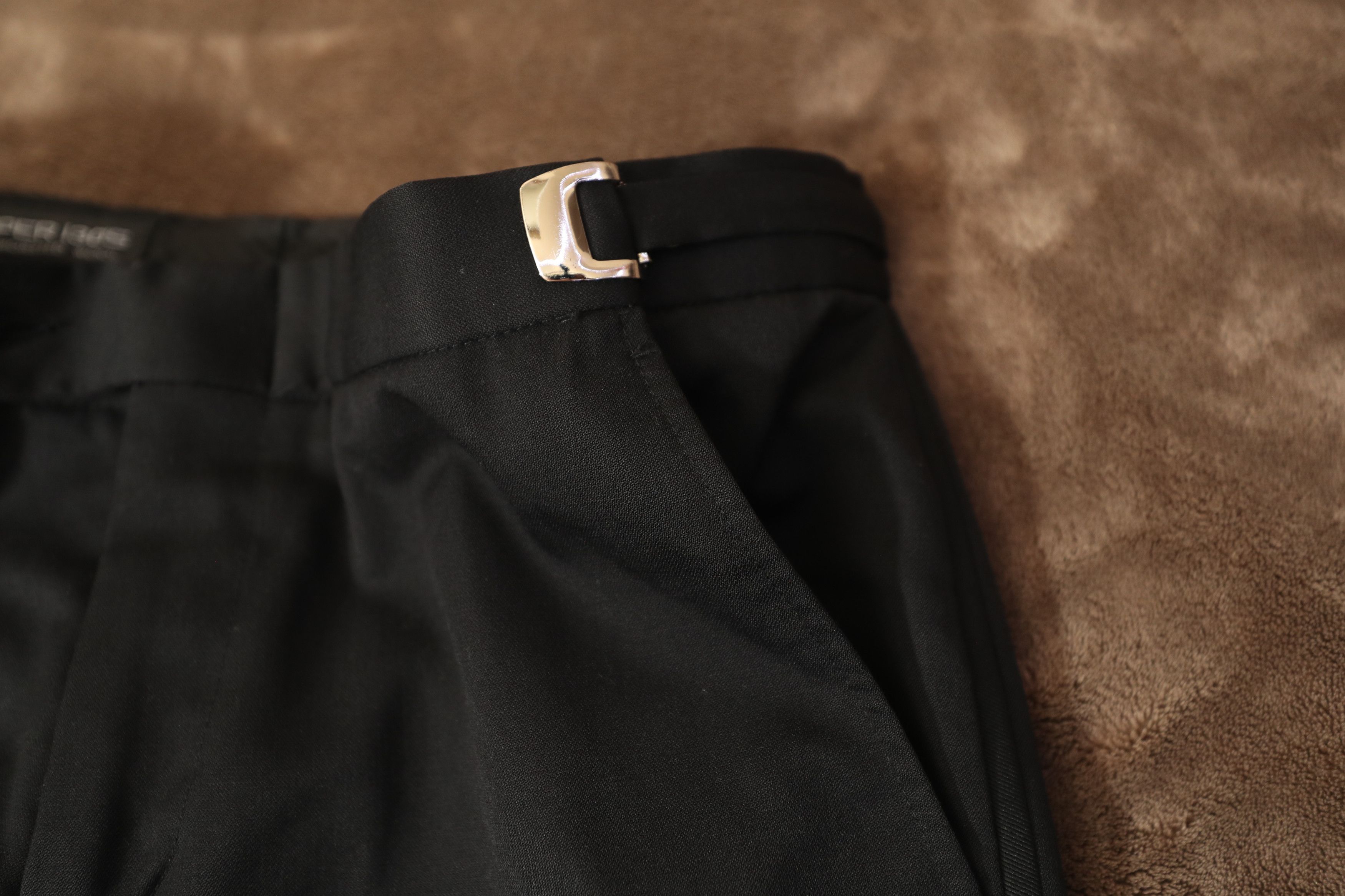 Vintage Super 130's Fine Worsted Wool Slim Pants (30x31) Size US 30 / EU 46 - 4 Thumbnail