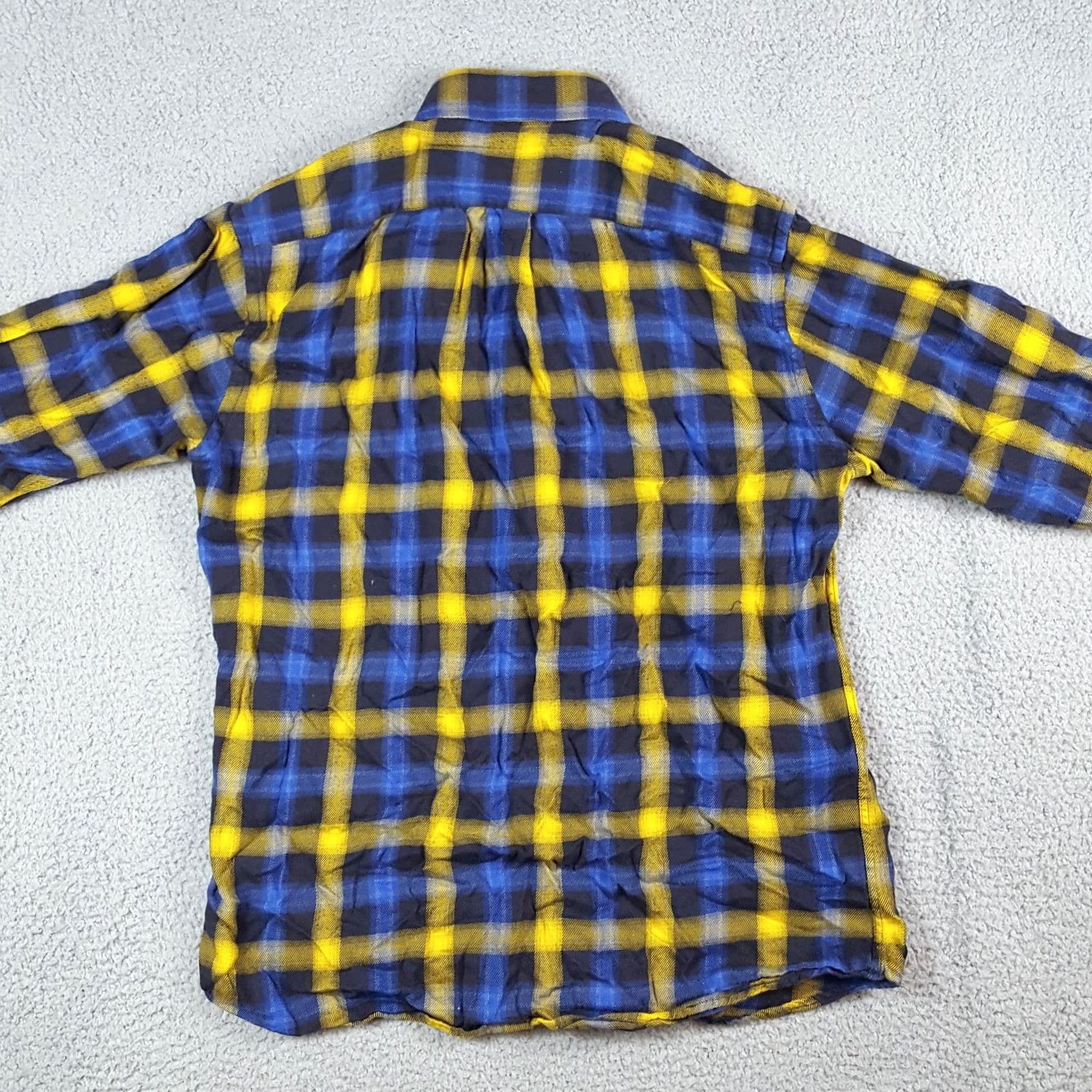 Vintage VINTAGE William King Shadow Plaid Flannel Western Button-Down Shirt Men M Collared Shirt Size US M / EU 48-50 / 2 - 5 Thumbnail