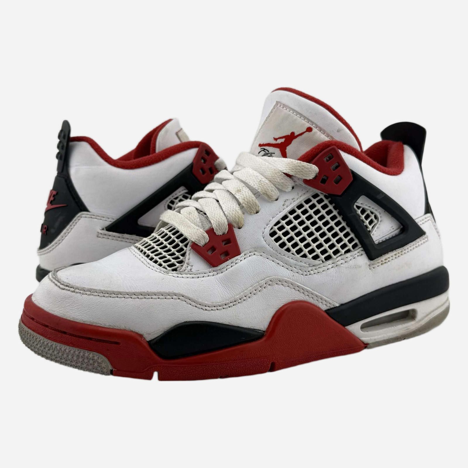 Nike Jordan 4 Fire Red 5.5Y Used with Box Size US 5.5 / EU 38 - 1 Thumbnail