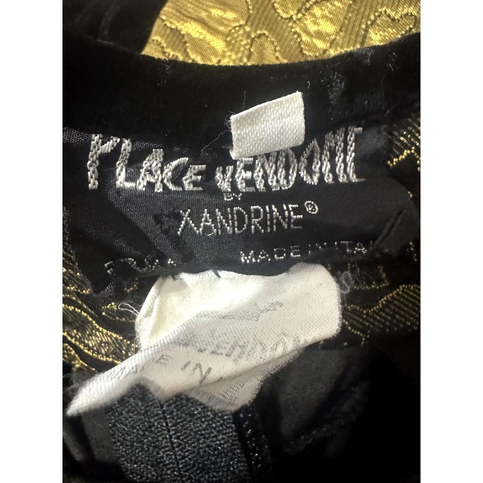 Velvet Place Vendome Mini Black Velvet Dress Women Formal Long Sleeve Size M / US 6-8 / IT 42-44 - 3 Thumbnail