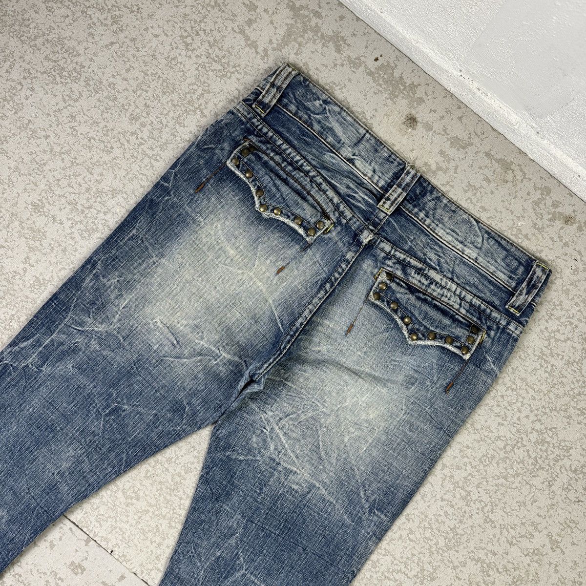 If Six Was Nine Twist Leg - 2000s Ozz-First Flared Jeans Size US 32 / EU 48 - 5 Thumbnail