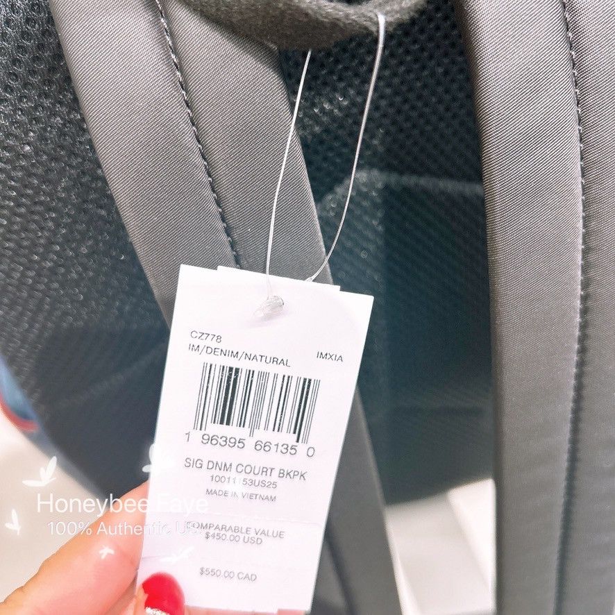 Coach Court Backpack In Signature Denim CZ778 Size ONE SIZE - 3 Thumbnail