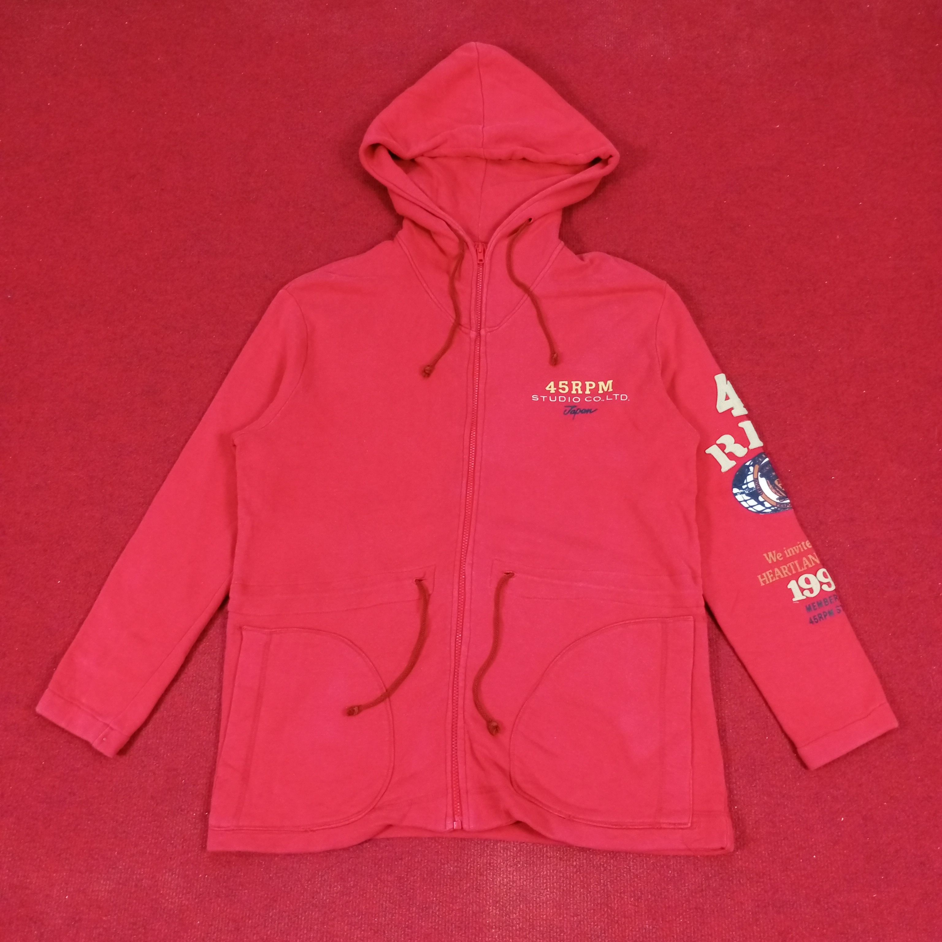 45rpm 45PRM Studio Co Ltd Japanese Brand Zipper Hoodies Size US M / EU 48-50 / 2 - 1 Thumbnail