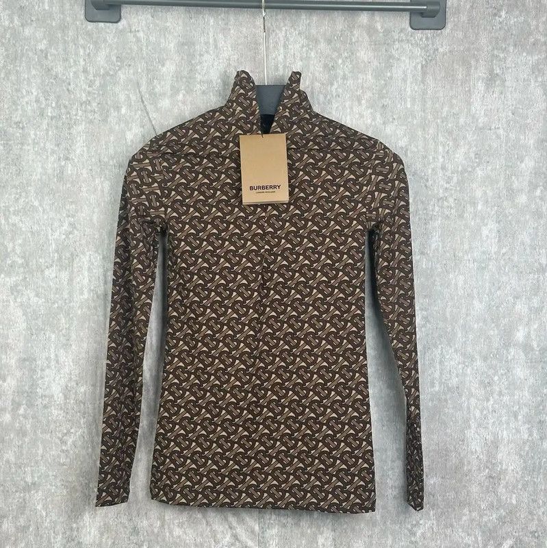 Burberry Burberry Long Sleeve Yellow Shirt Size XS / US 0-2 / IT 36-38 - 1 Thumbnail
