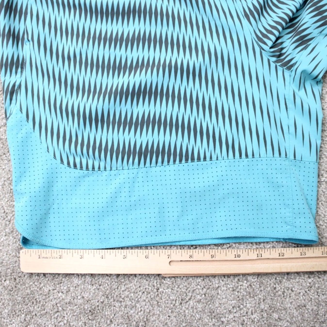 Nike Nike Mens XL Blue Geometric 8" Flow Woven Training Athletic Athleisure Size US 36 / EU 52 - 5 Thumbnail