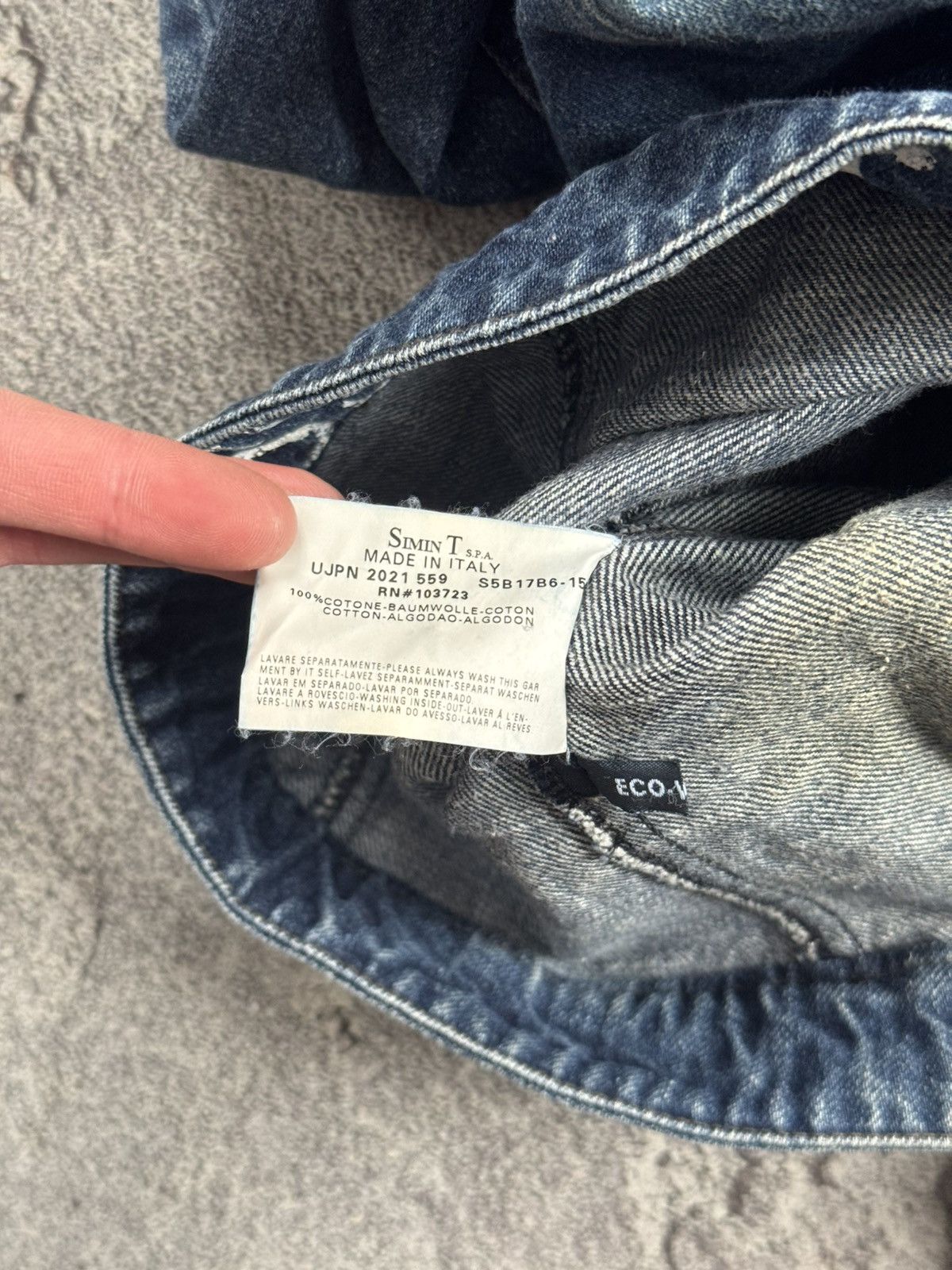 Armani Armani Jeans vintage retro denim indigo jacket track bomber Size S / US 4 / IT 40 - 10 Thumbnail