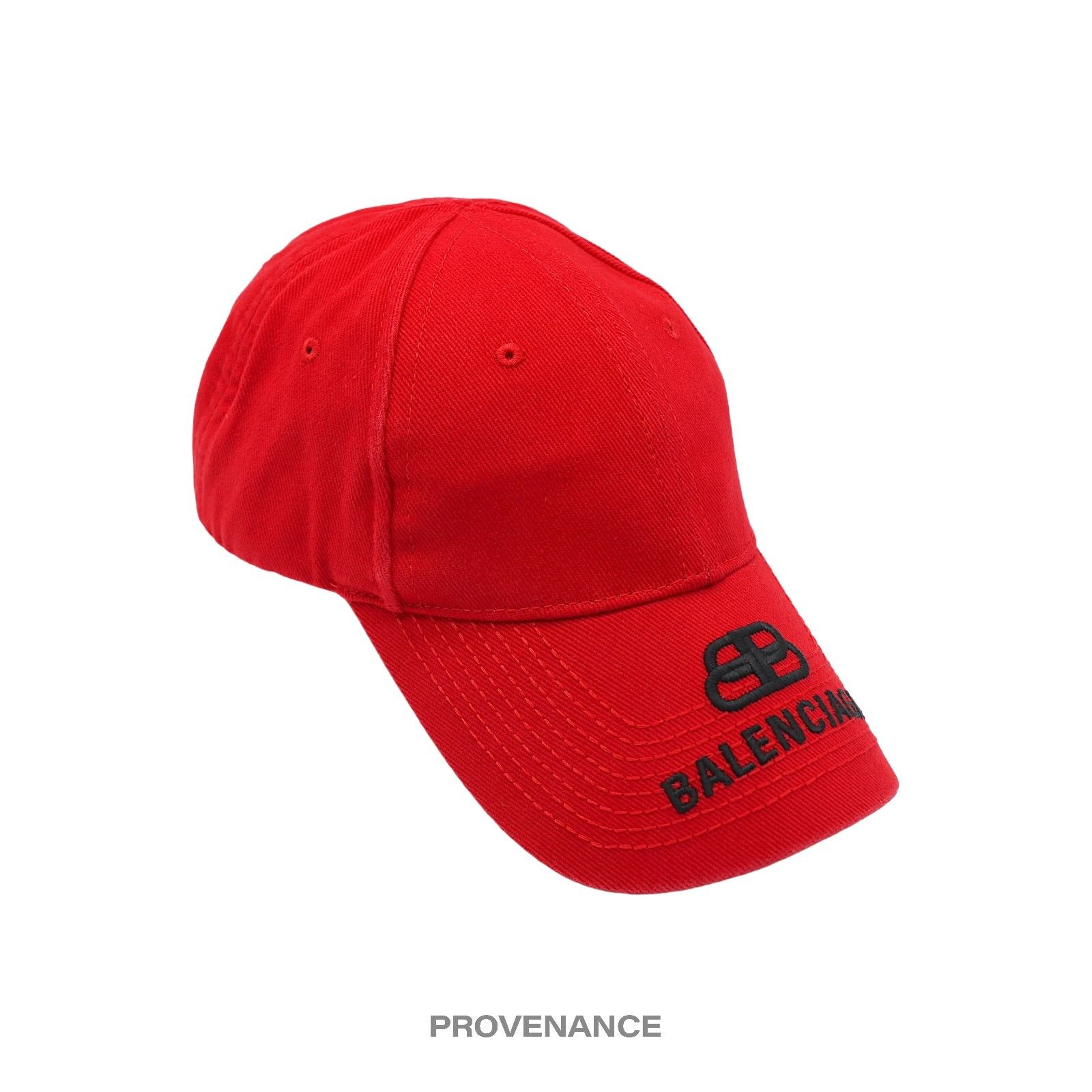 ? Balenciaga BB Logo Embroidered Bucket Hat - Red M ? Balenciaga BB Logo Embroidered Bucket Hat - Red M main image 3