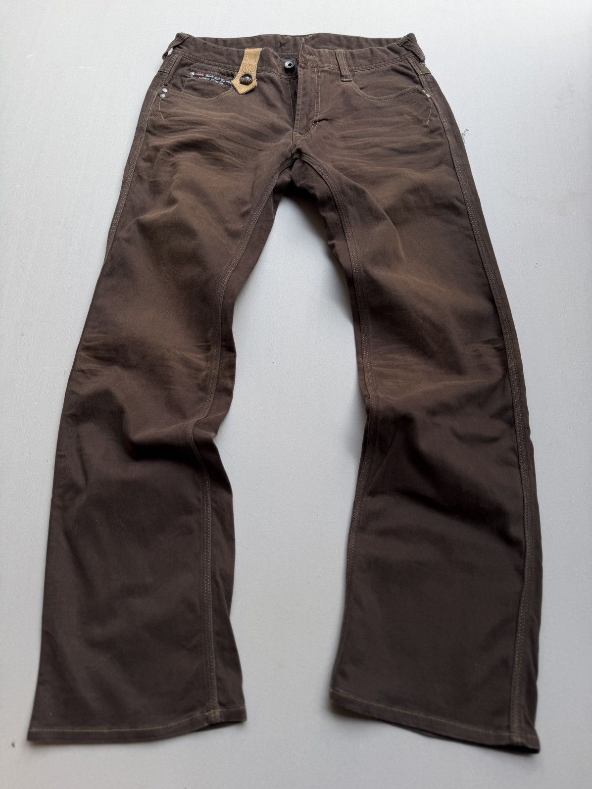 Japanese Brand Nicole club for men flare jeans Size US 31 - 1 Thumbnail