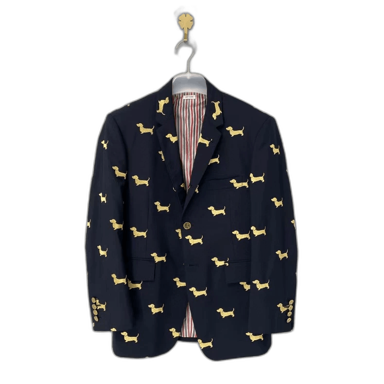 Thom Browne Thom Browne Dog Embroidery Jacket Size 2-yf Size US S / EU 44-46 / 1 - 1 Thumbnail