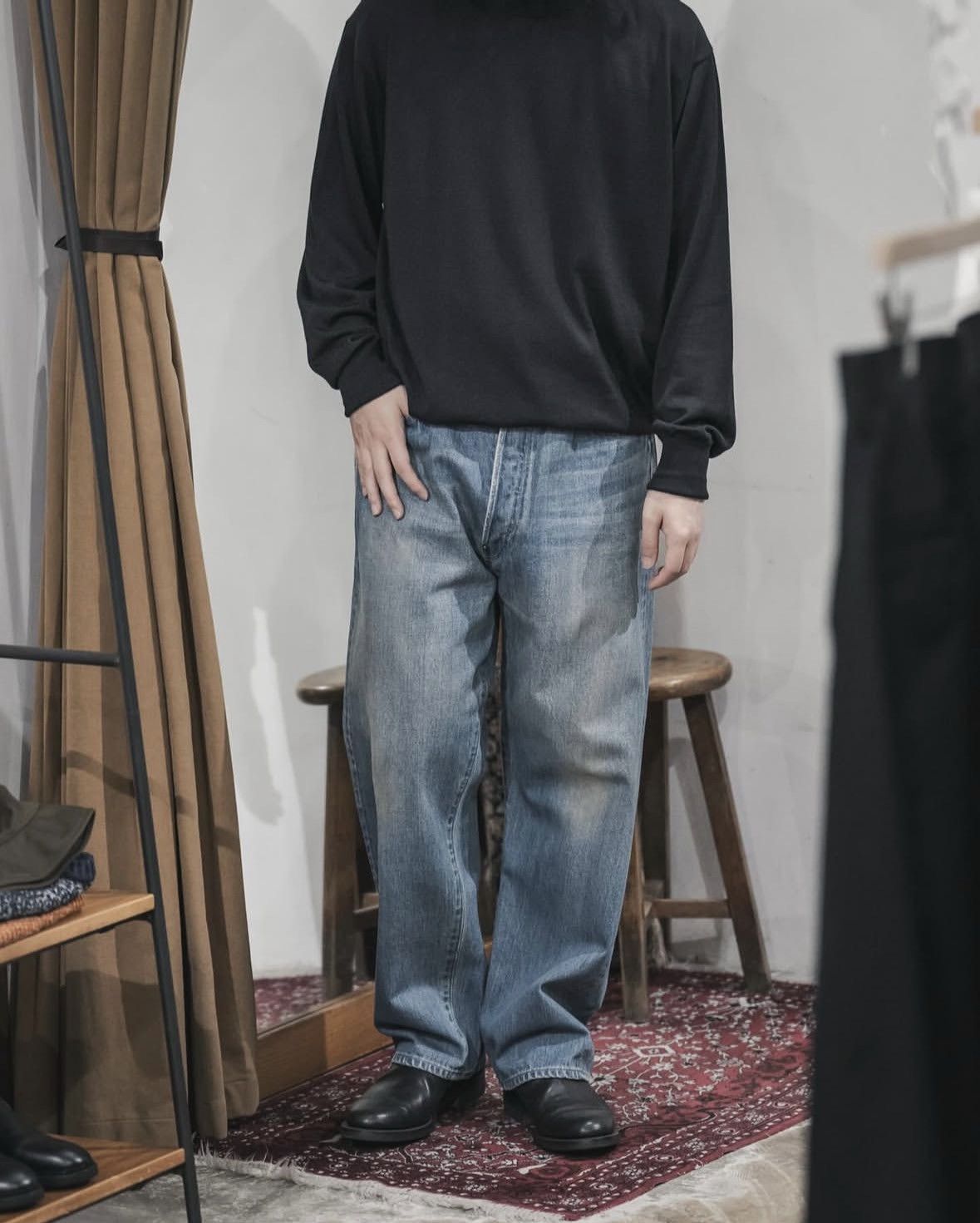 A.PRESSE A.PRESSE 25AW No.22 Washed Wide Denim Pants Size US 34 / EU 50 - 3 Thumbnail